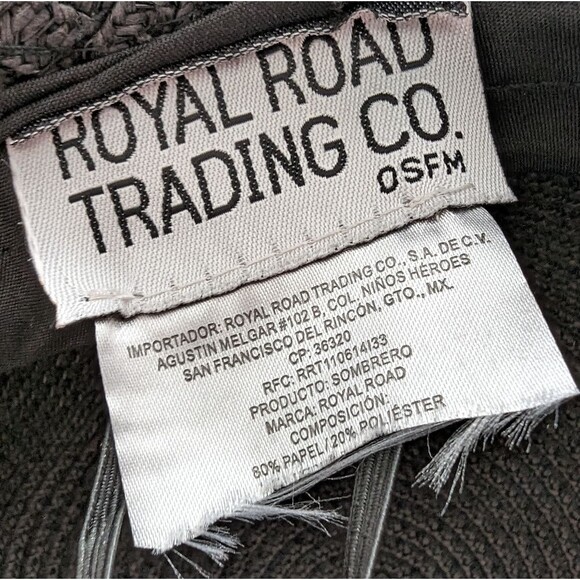 Vintage Royal Road Trading Co Adjustable Hat in Dark Gray - Picture 8 of 9